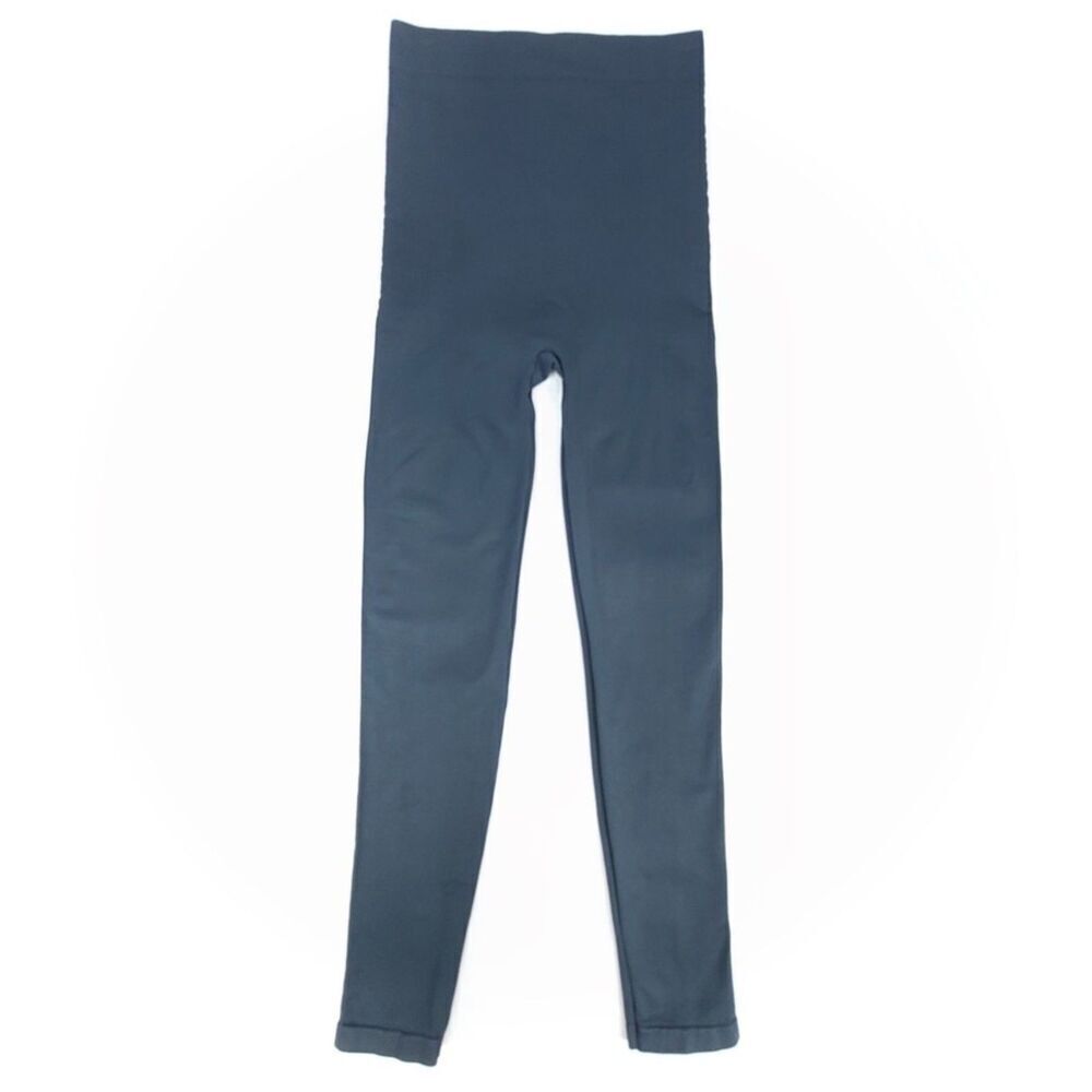 BLANQI Everyday Maternity Belly Support Leggings Postpartum Slate Blue Medium